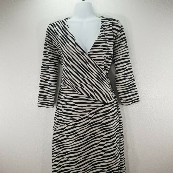 Chicos Womens‎ Sheath Dress Black & White Size 1 Te - Picture 6 of 8